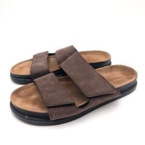 Vagabond Shoemakers Kevin Leather Slide Sandal Men's Chocolate Size US9 EU42